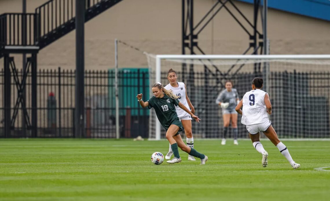 No. 13 Women’s Soccer Defeats No. 15 Notre Dame, 2-1, in Season Opener