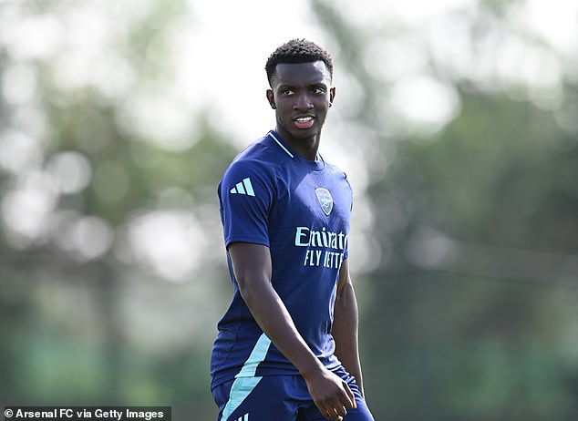 Palace are also set to complete the signing of Arsenal's Eddie Nketiah today