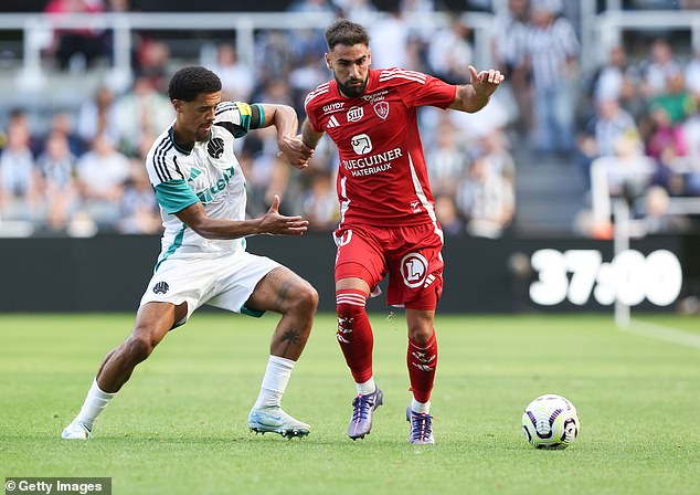 Lewis played for Newcastle during their pre-season games but spent last season out on loan