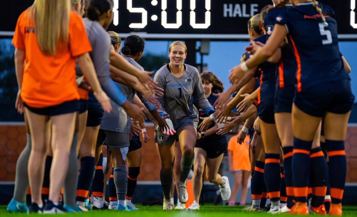 Fighting Illini Soccer Continues Big Ten Play with Matches at Wisconsin, vs. No. 18 Iowa