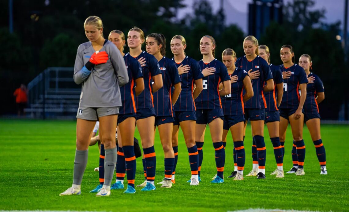 Fighting Illini Soccer Travels to Nebraska, Hosts Maryland this Week