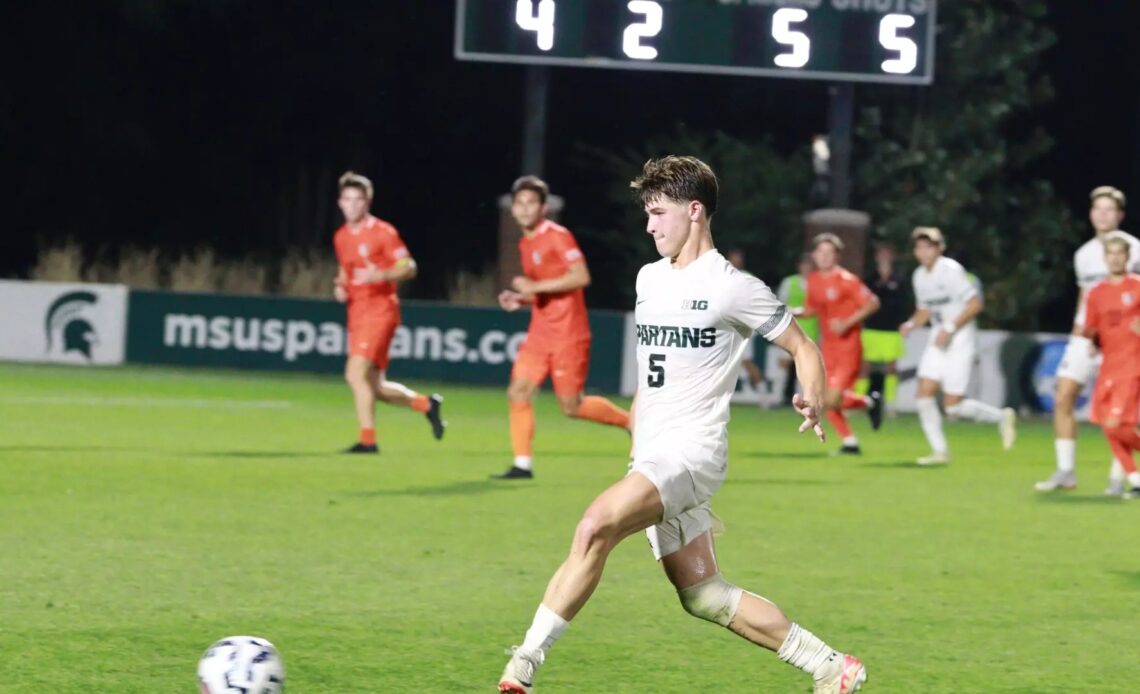 MSU Men's Soccer Returns Home to Face Northwestern Tuesday