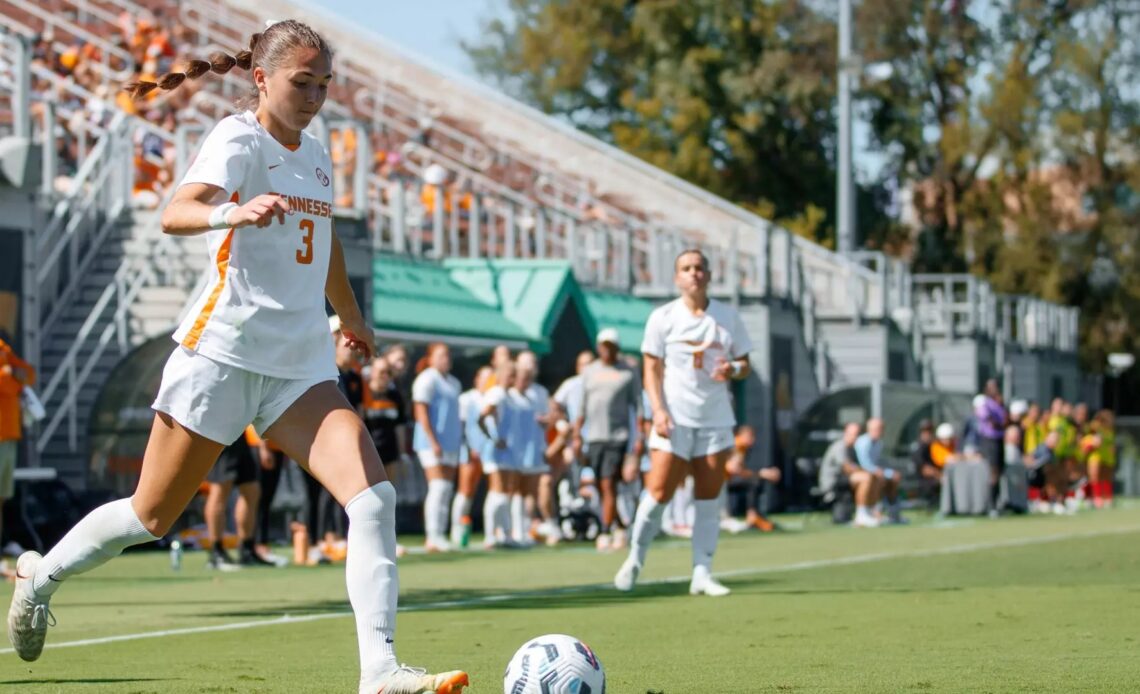 Tennessee Extends Clean Sheet Streak to Five Matches After 2-0 Victory Over Florida Atlantic