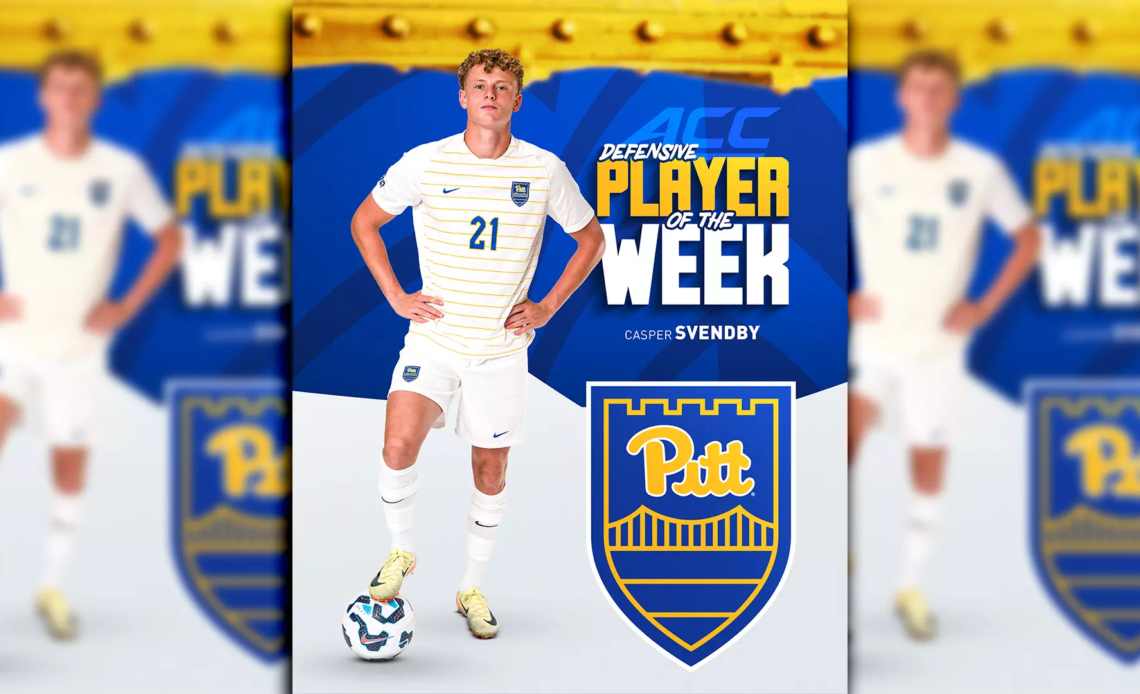 Casper Svendby Named ACC Defensive Player of the Week