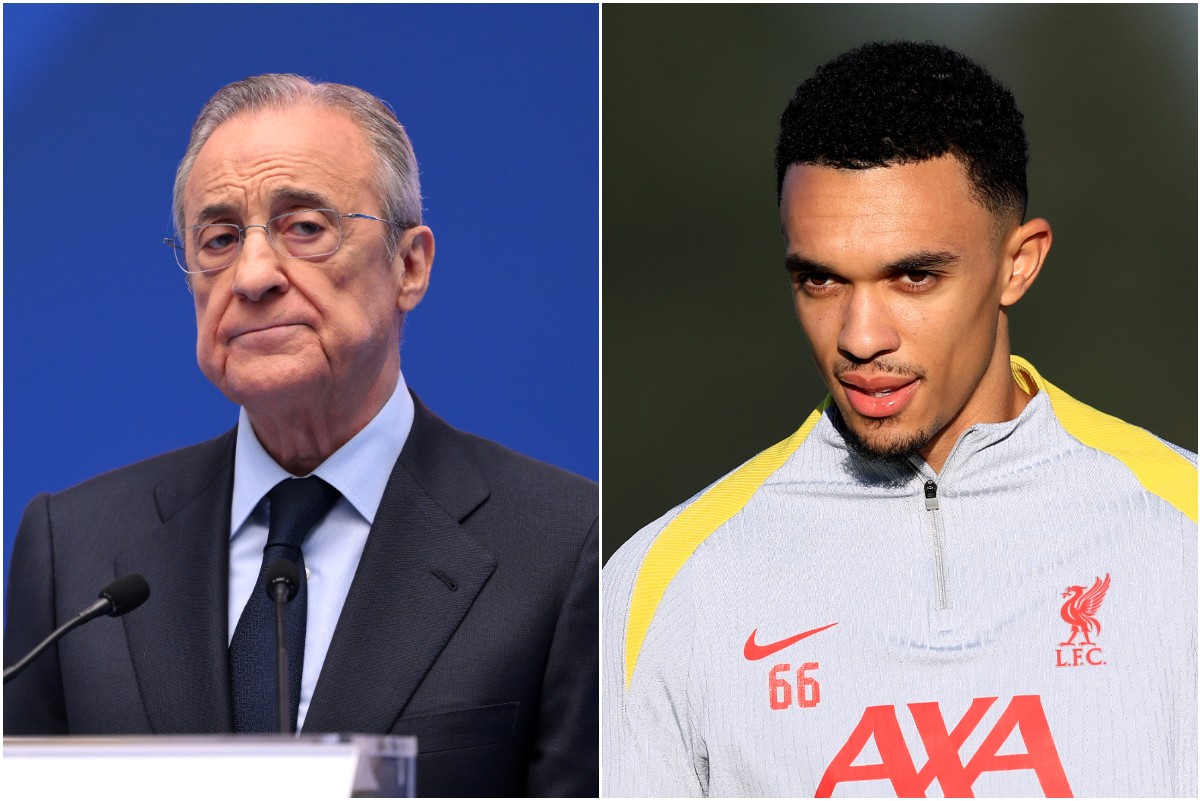 Florentino Perez and Trent Alexander-Arnold