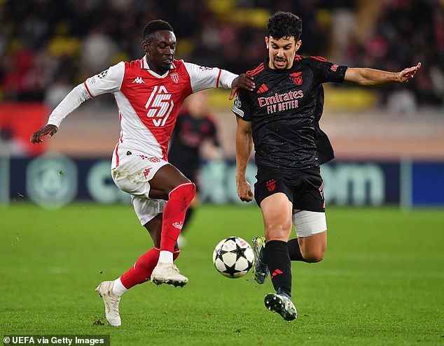 The United boss is keen on bringing Benfica defender Tomas Araujo (right) to the club