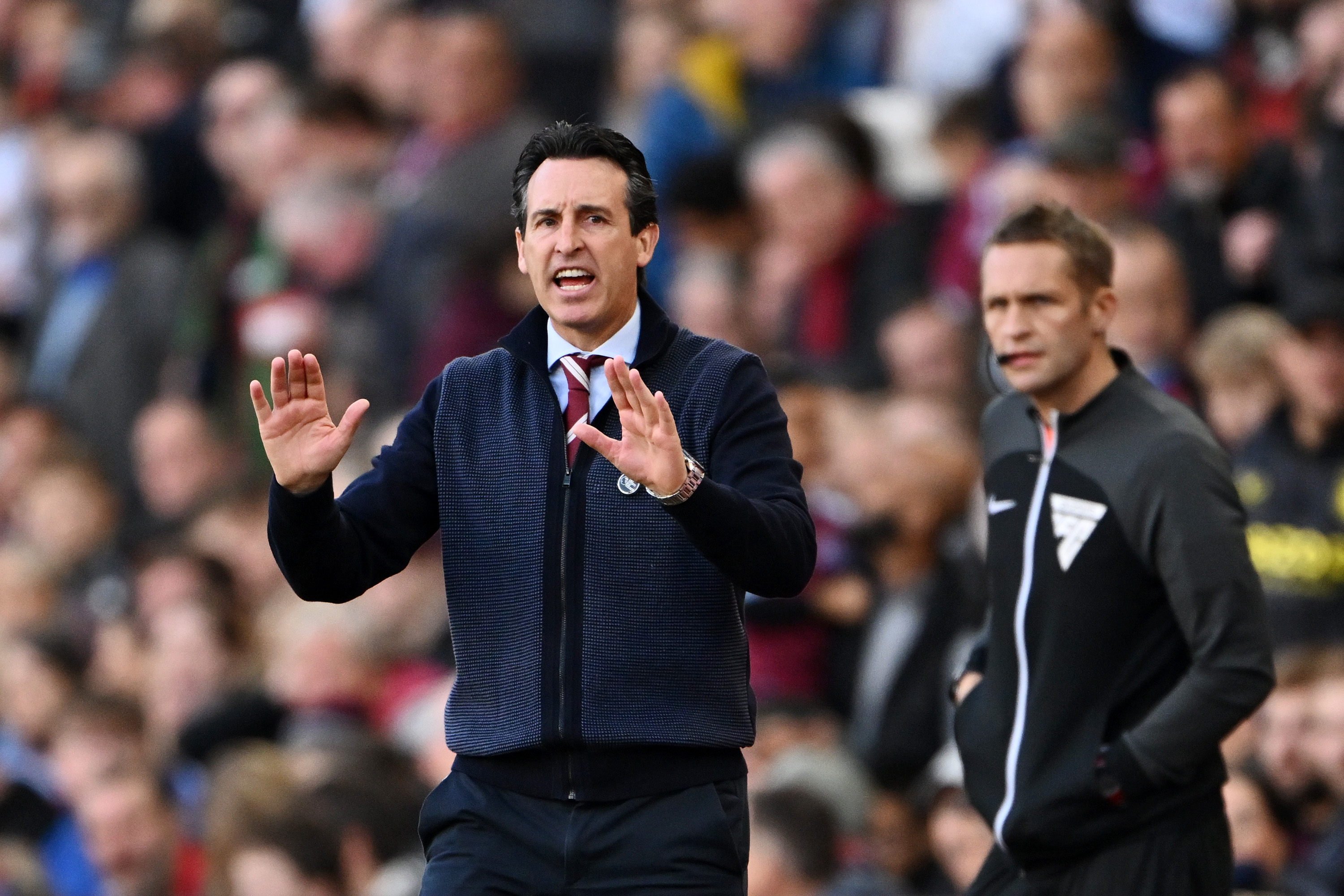 Aston Villa manager Unai Emery