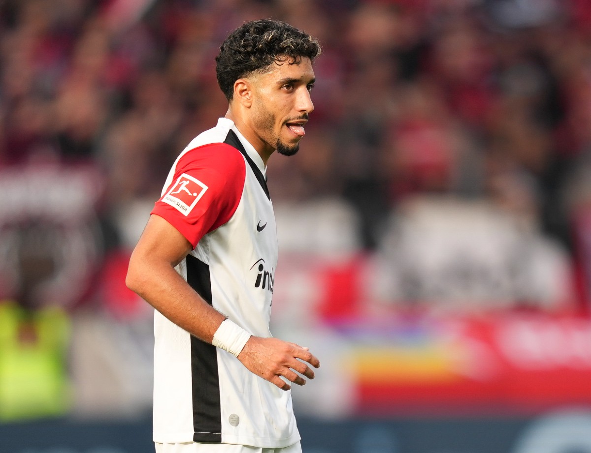 Omar Marmoush in action for Eintracht Frankfurt