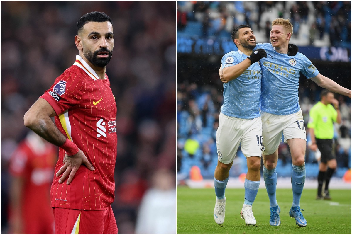 Mohamed Salah and Sergio Aguero