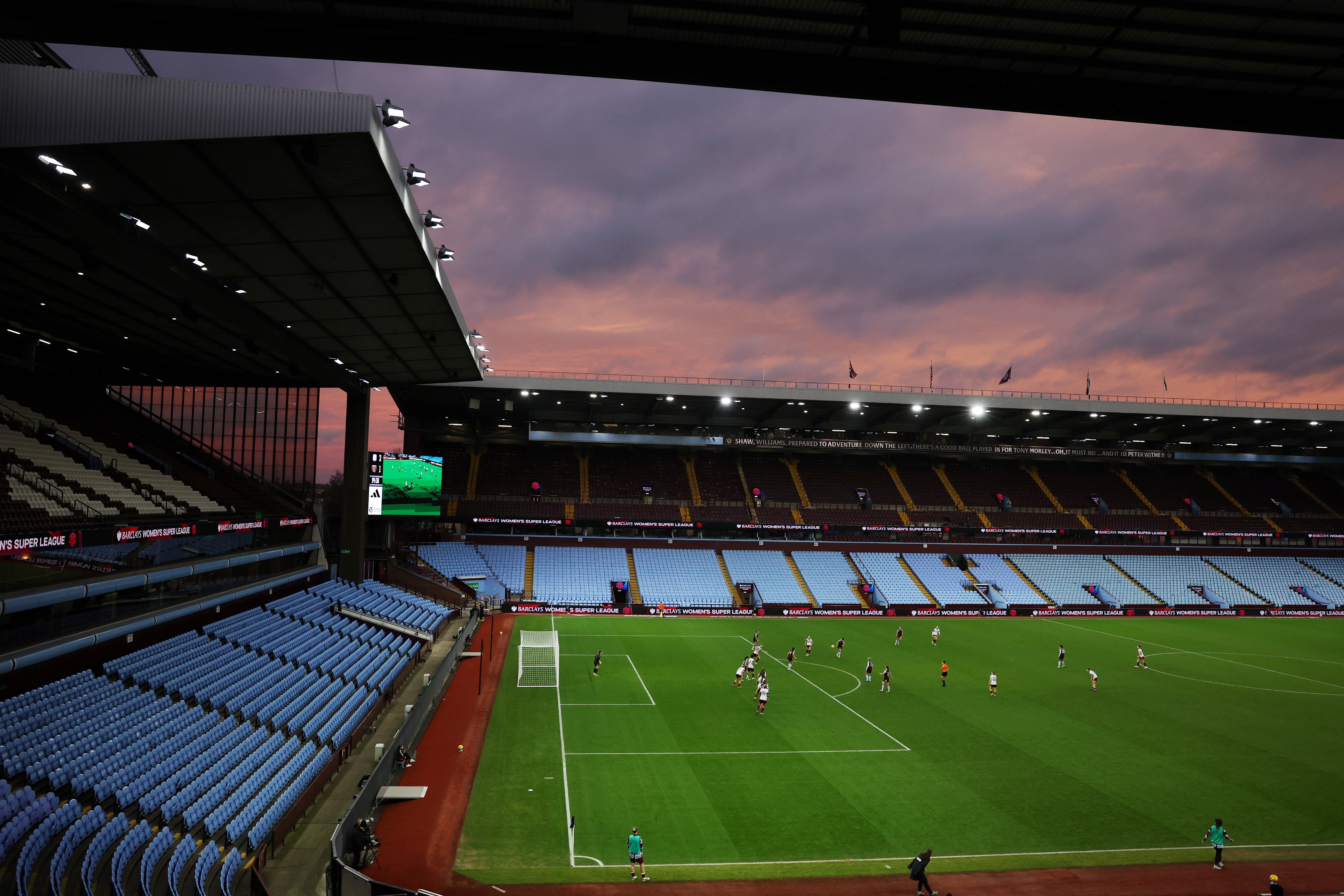 General view inside Villa Park