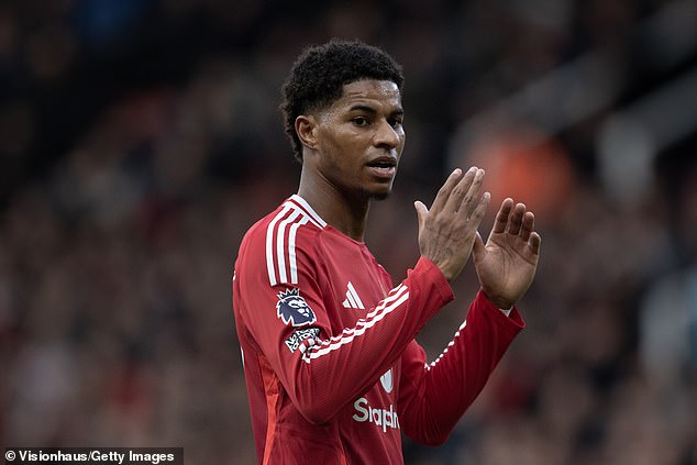 Rashford has struggled this season, scoring only four Premier League goals in 15 games