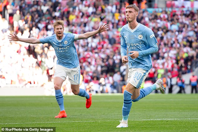 Cole Palmer (right) has become one of the Premier League's best players since leaving City