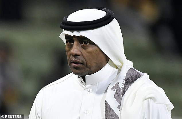 Al Nassr CEO Majed Al Sorour is seen after his team took on Al Taawoun on Friday