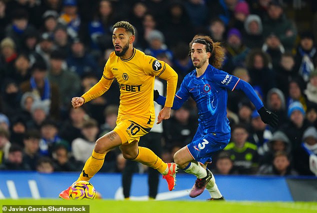 Cunha cut a disconsolate figure after Wolves suffered their third league loss on the trot