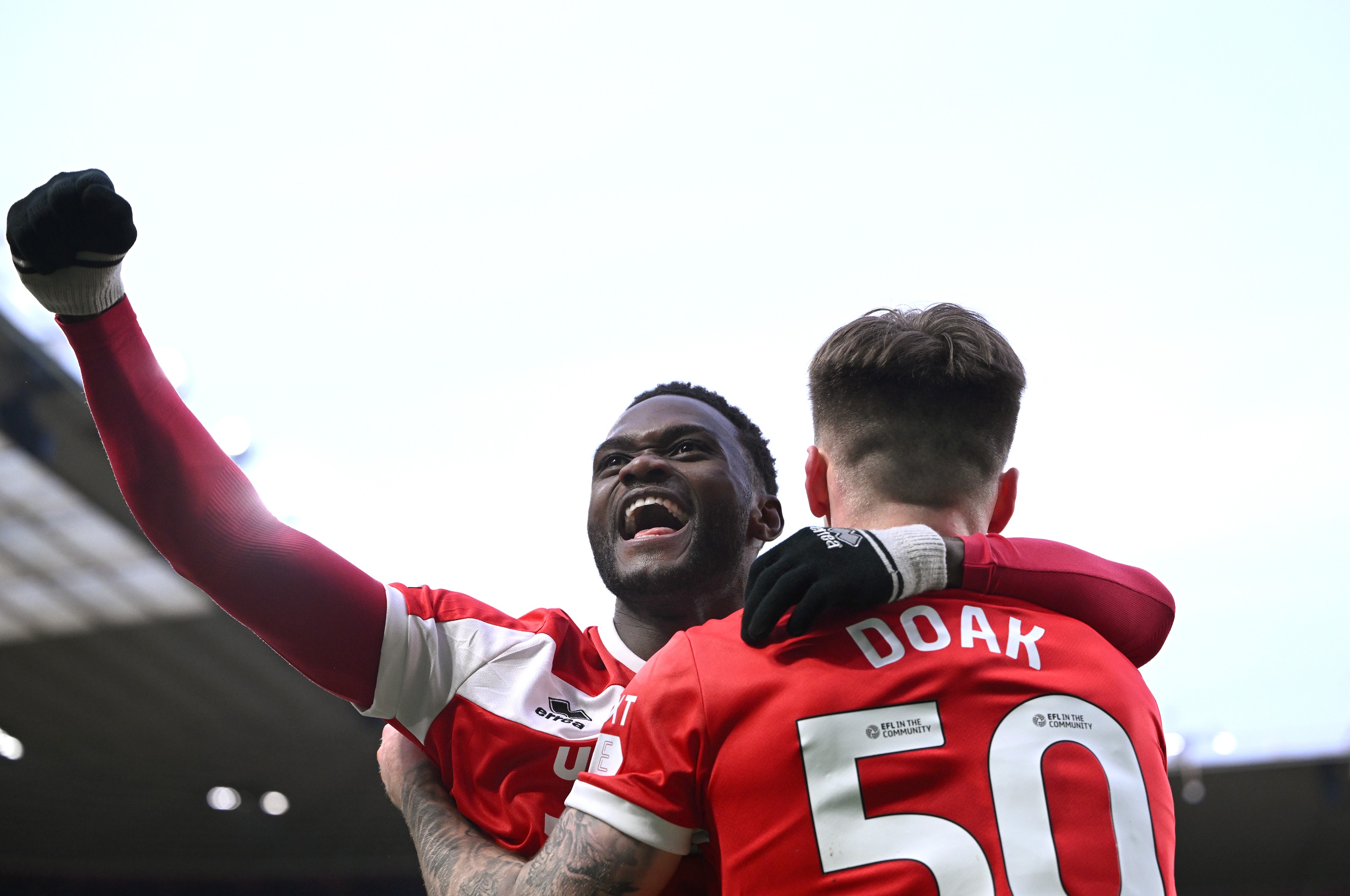 Emmanuel Latte Lath of Middlesbrough celebrates