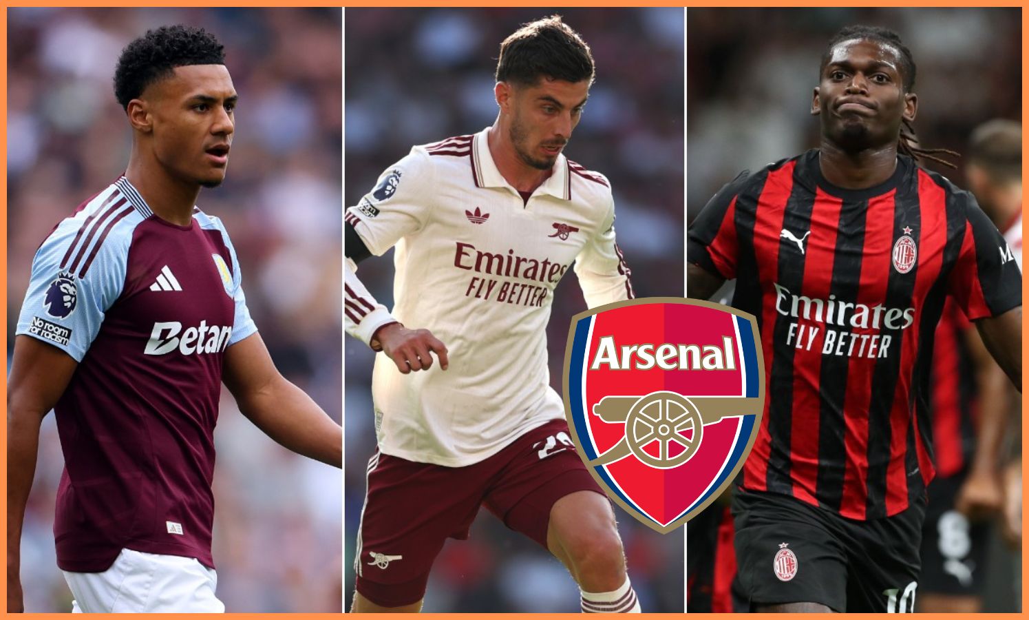 Ollie Watkins, Kai Havertz, and Rafael Leao