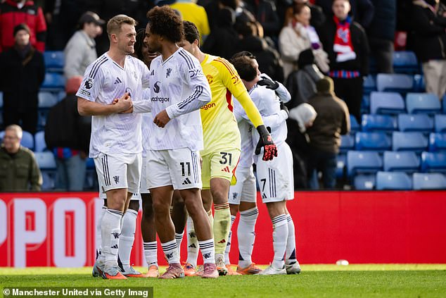 De Ligt's last appearance for Man United came in November's game at Crystal Palace